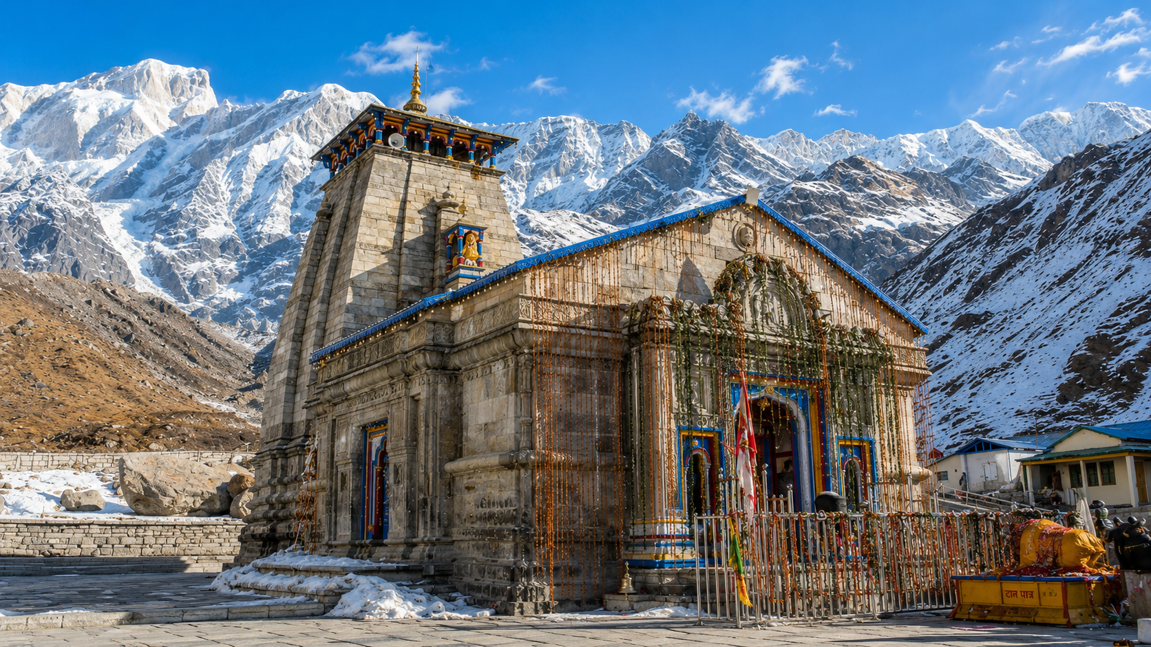 Kedarnath Temple in Kedarnath Rudraprayag district Uttarakhand